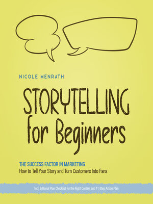 cover image of Storytelling for Beginners